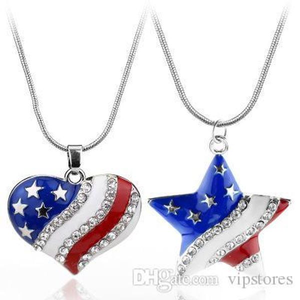 heart shaped flag pendant charms usa american flag crystal necklace and american flag pentagram necklace the old glory necklace gift, Silver
heart shaped flag pendant charms usa american flag crystal necklace and american flag pentagram necklace the old glory necklace gift, Silver