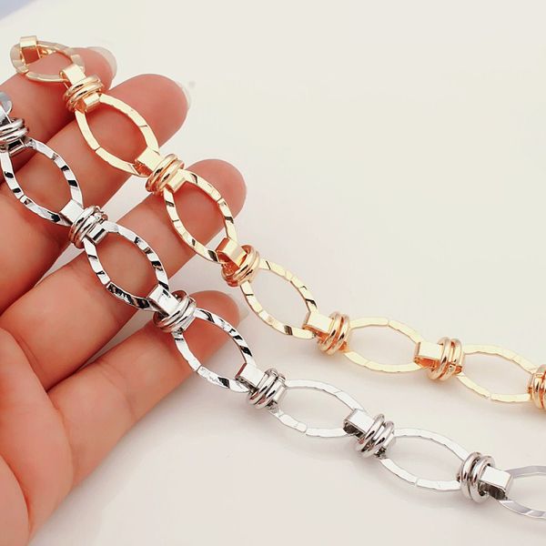 diy women's chain necklaces friendly jewelry for pendant accessories gold big exaggerated new design, Silver
diy women's chain necklaces friendly jewelry for pendant accessories gold big exaggerated new design, Silver