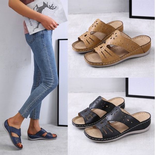 women slippers wedge sandales women flats 2020 slides ladies shoes summer beach home causal fashion comfort woman shoes open toe, Black
women slippers wedge sandales women flats 2020 slides ladies shoes summer beach home causal fashion comfort woman shoes open toe, Black