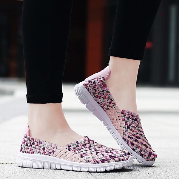 large size woven shoes summer new style women's shoes hand-knitted korean-style fashion casual, Black
large size woven shoes summer new style women's shoes hand-knitted korean-style fashion casual, Black