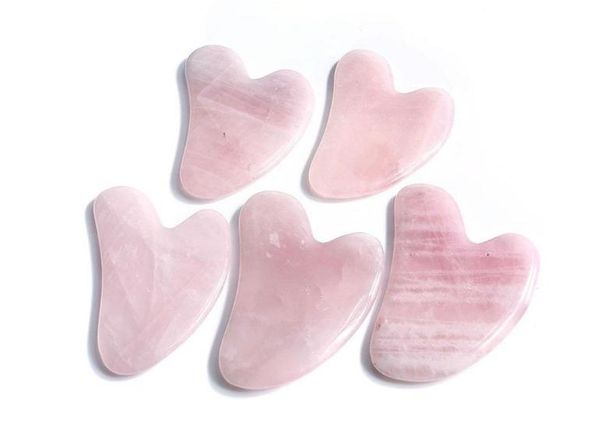 natural rose quartz gua sha board pink jade stone body facial eye scraping plate acupuncture massage relaxation health care 10pcs
natural rose quartz gua sha board pink jade stone body facial eye scraping plate acupuncture massage relaxation health care 10pcs