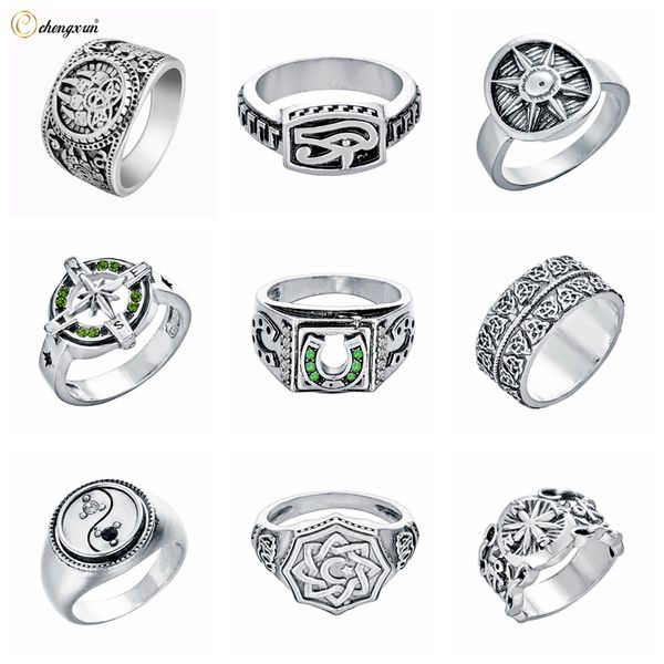 chengxun multiple size 9 statement ring female male handmade slavic viking religious vintage jewelry men rings birthday gift, Golden;silver
chengxun multiple size 9 statement ring female male handmade slavic viking religious vintage jewelry men rings birthday gift, Golden;silver