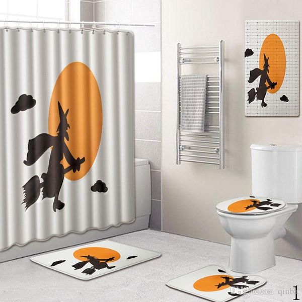 halloween bathroom decoration 45 * 75cm50 * 80cm household shower curtain curtain carpet five-piece toilet seat cushion mat
halloween bathroom decoration 45 * 75cm50 * 80cm household shower curtain curtain carpet five-piece toilet seat cushion mat