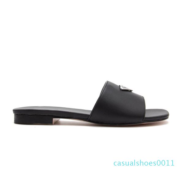 brand designer leather flat sandals 2020 summer shoes women metal slides & ladies slippers fashion luxury shoes with p logo 11c, Black
brand designer leather flat sandals 2020 summer shoes women metal slides & ladies slippers fashion luxury shoes with p logo 11c, Black