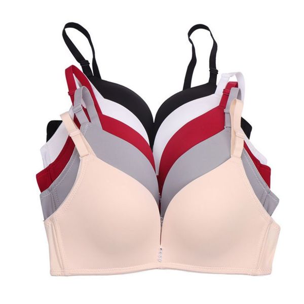 thin section smooth comfortable upper support no steel ring gather adjustment bra, Red;black
thin section smooth comfortable upper support no steel ring gather adjustment bra, Red;black