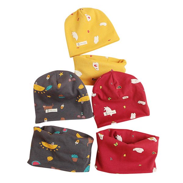 new cartoon cotton print baby scarf cap set boys girls neck wear collar beanie suit children winter wear scarves accessorie, Red;brown
new cartoon cotton print baby scarf cap set boys girls neck wear collar beanie suit children winter wear scarves accessorie, Red;brown