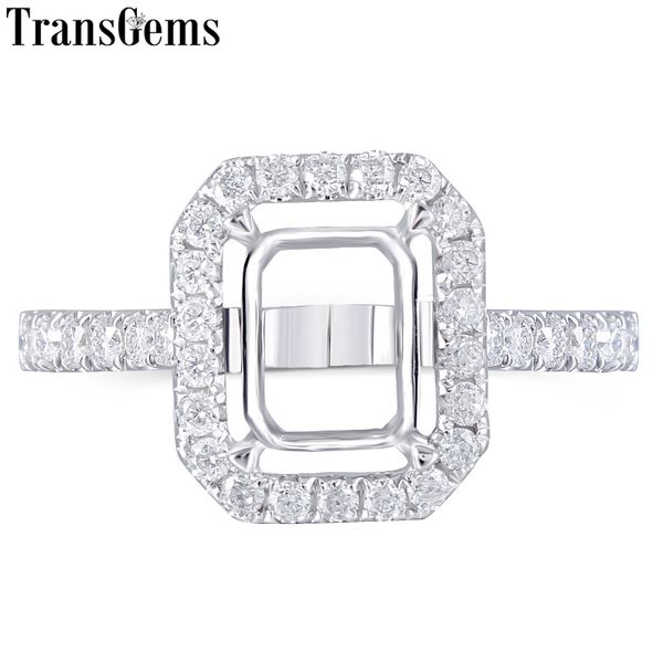 transgems 14k white gold halo type ring semi mount without a 7*9mm emerald gemstone but with moissanite accents customized ring y19061203, Slivery;golden
transgems 14k white gold halo type ring semi mount without a 7*9mm emerald gemstone but with moissanite accents customized ring y19061203, Slivery;golden