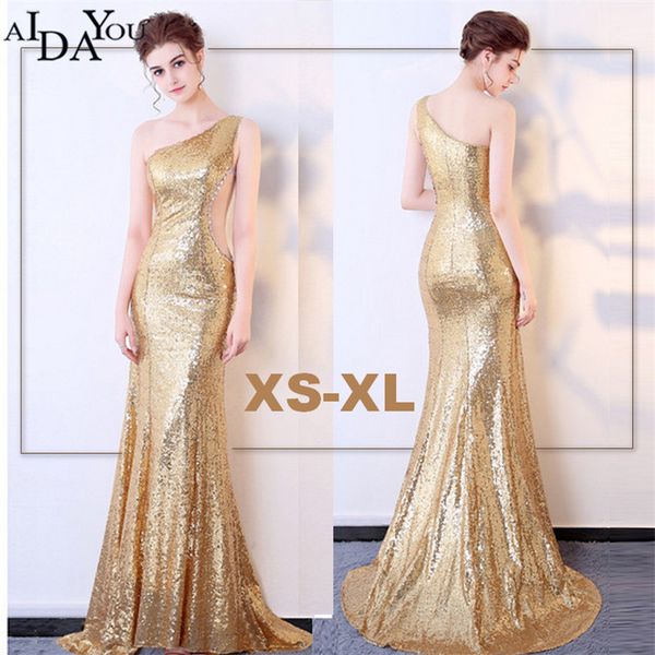 luxury evening long golden dresses elegant women floor length slim sequined vestido formal special one shoulder dress ouc994, White;black
luxury evening long golden dresses elegant women floor length slim sequined vestido formal special one shoulder dress ouc994, White;black