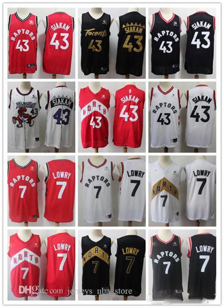 mens toronto raptors 43 pascal siakam 7 kyle lowry basketball jersey red white purple black, Black;red
mens toronto raptors 43 pascal siakam 7 kyle lowry basketball jersey red white purple black, Black;red