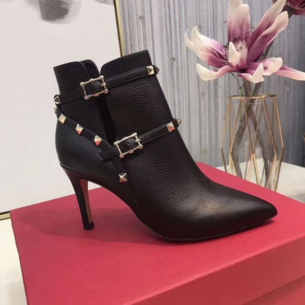 r boots fashion gladiator rivet leather sewing warm boots autumn party dress high heels boot women's boots 35-40, Black
r boots fashion gladiator rivet leather sewing warm boots autumn party dress high heels boot women's boots 35-40, Black