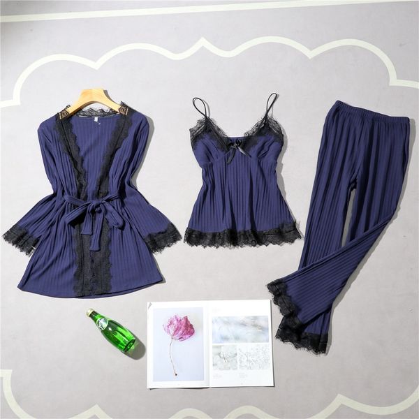new arrival velvet pyjamas for autumn and winter simplicity women long sleeve condole belt the three pieces of the suit luxurio, Black;red
new arrival velvet pyjamas for autumn and winter simplicity women long sleeve condole belt the three pieces of the suit luxurio, Black;red