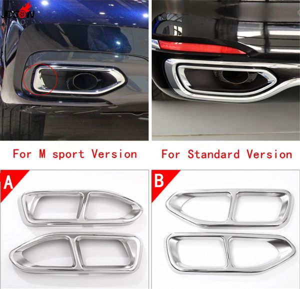 silver dual muffler end tip pipe exhaust cover trim 2pcs for 7 series g11 g12 m sport 2016 2017 2018
silver dual muffler end tip pipe exhaust cover trim 2pcs for 7 series g11 g12 m sport 2016 2017 2018