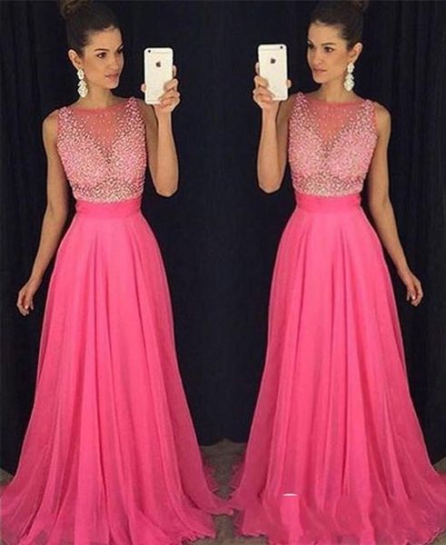 2020 new a line pink chiffon new prom dresses long beaded elegant evening formal dresses special occasion vestidos de fiesta, Black
2020 new a line pink chiffon new prom dresses long beaded elegant evening formal dresses special occasion vestidos de fiesta, Black