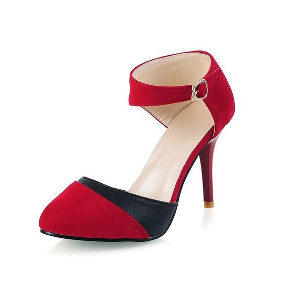 18 women's sandals mixed colors suede high-heeled sandals large size 40-43 code thin heeled summer women's shoes 212, Black
18 women's sandals mixed colors suede high-heeled sandals large size 40-43 code thin heeled summer women's shoes 212, Black