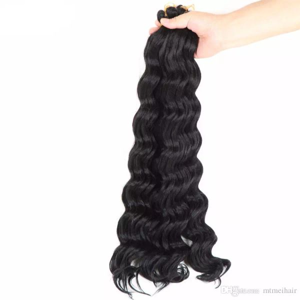 deep wave crochet hair synthetic hair weave ombre braiding african braids deep curly crochet braids hair extension, Black
deep wave crochet hair synthetic hair weave ombre braiding african braids deep curly crochet braids hair extension, Black