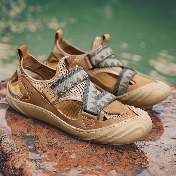 sandals summer 2021 men 39 water hiking footwear mountain holes mesh breathable knit slip on outdoor sandalias hombre, Black
sandals summer 2021 men 39 water hiking footwear mountain holes mesh breathable knit slip on outdoor sandalias hombre, Black