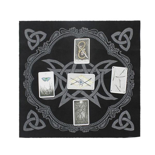 49x49cm tarot tablecloth triple moon pentagram pagan altar tarot cloth flannel other golf products
49x49cm tarot tablecloth triple moon pentagram pagan altar tarot cloth flannel other golf products