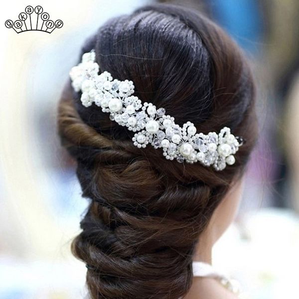 fashion bridal wedding headpieces hairbands jewelry handmade weave white and red pearl wedding hair accessories, Golden;white
fashion bridal wedding headpieces hairbands jewelry handmade weave white and red pearl wedding hair accessories, Golden;white