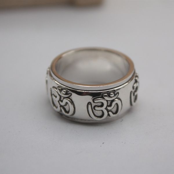 retro sterling silver s925 ring for women men ring female chinese big six-word mantra jewelry 10mmw 2018 us 7-12 fashion new, Golden;silver
retro sterling silver s925 ring for women men ring female chinese big six-word mantra jewelry 10mmw 2018 us 7-12 fashion new, Golden;silver