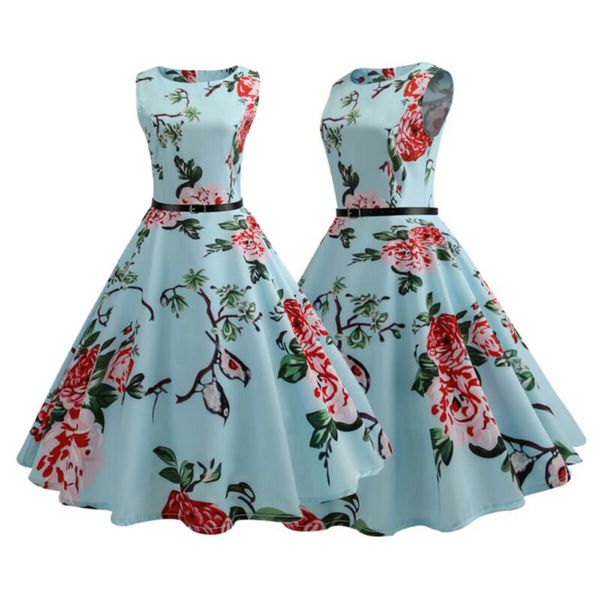 women summer floral rockabilly dress pin up vintage 50s 60s party swing casaul, Black;gray
women summer floral rockabilly dress pin up vintage 50s 60s party swing casaul, Black;gray