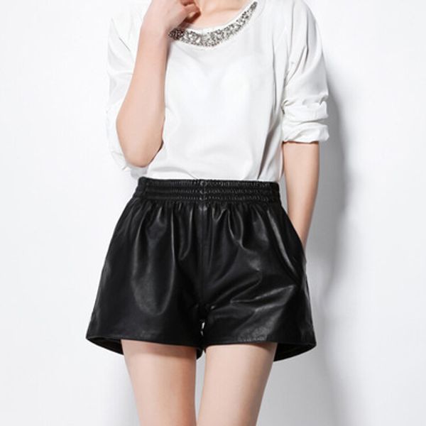 2019 new fashion genuine sheep leather shorts g3, White;black
2019 new fashion genuine sheep leather shorts g3, White;black