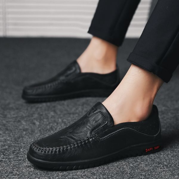 fashion leather men loafers new handmade casual shoes men moccasins for comfortable leather flats shoes big size 37-47 w5, Black
fashion leather men loafers new handmade casual shoes men moccasins for comfortable leather flats shoes big size 37-47 w5, Black