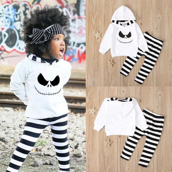 halloween toddler baby boy girl nightmare hoodie shirt+ stripe pants costume set children's suit high quality, White
halloween toddler baby boy girl nightmare hoodie shirt+ stripe pants costume set children's suit high quality, White