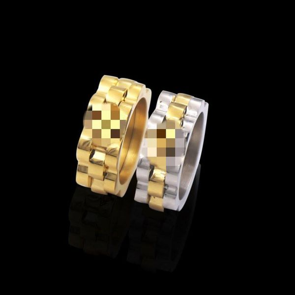10mm stainless steel 24k gold plated link ring hiphop mens watchband style president crown band ring size, Silver
10mm stainless steel 24k gold plated link ring hiphop mens watchband style president crown band ring size, Silver