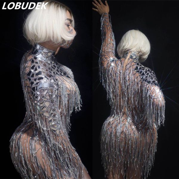 big stretch mesh transparent mirrors tassels dress singer dancer concert stage performance costume stage wear dance outit, Black;red
big stretch mesh transparent mirrors tassels dress singer dancer concert stage performance costume stage wear dance outit, Black;red