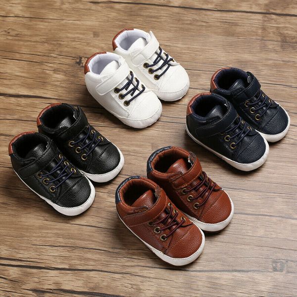 infant toddler baby boy girl soft sole crib leather shoes sneaker newborn to 18 months, Black;red
infant toddler baby boy girl soft sole crib leather shoes sneaker newborn to 18 months, Black;red