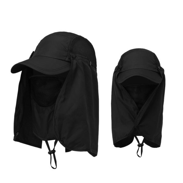 outdoor sports hiking visor hat uv protection face neck cover fishing sun protect cap outdoor cycling protective hat, Black
outdoor sports hiking visor hat uv protection face neck cover fishing sun protect cap outdoor cycling protective hat, Black