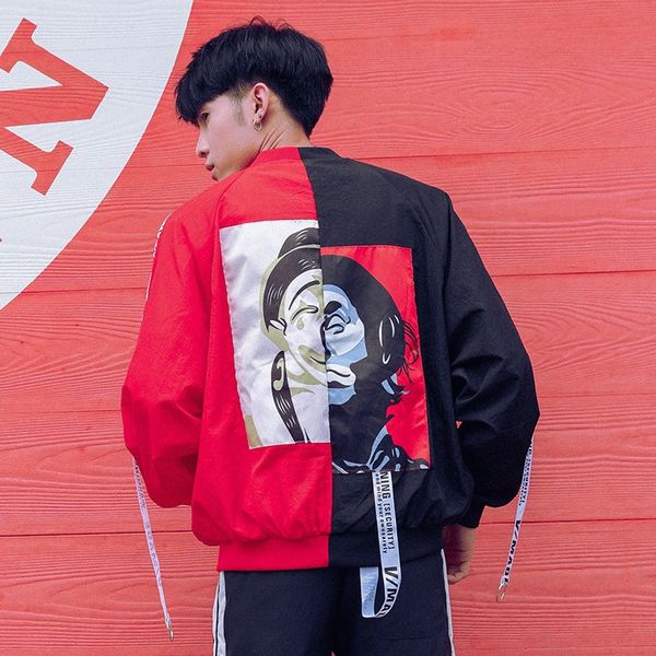 zogaa 2019 autumn men's thin jacket loose contrast color baseball jackets jaqueta masculina bomber jacket hip hop streetwear, Black;brown
zogaa 2019 autumn men's thin jacket loose contrast color baseball jackets jaqueta masculina bomber jacket hip hop streetwear, Black;brown