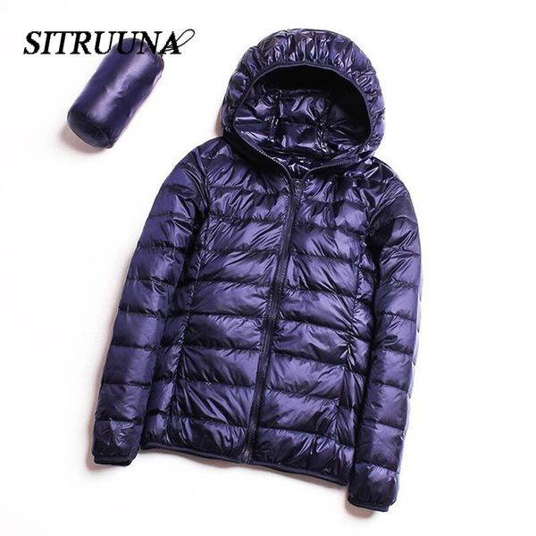sitruuna вниз куртка женщин 95% утка вниз пальто ultra light теплый женский твердая портативный стенд зима воротник куртки, Black
sitruuna вниз куртка женщин 95% утка вниз пальто ultra light теплый женский твердая портативный стенд зима воротник куртки, Black