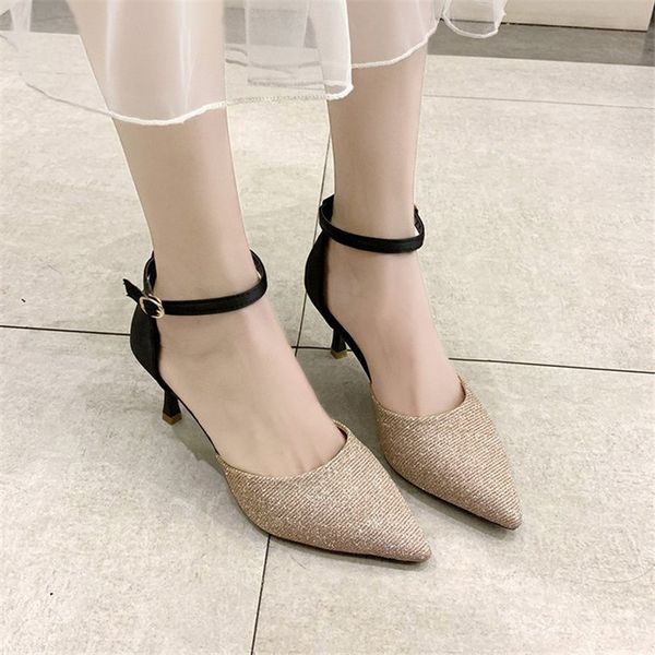 2019 sell women high heel ol shoes plus size female ankle strap high heels women heel shoes high zapatos de mujer con tacon, Black
2019 sell women high heel ol shoes plus size female ankle strap high heels women heel shoes high zapatos de mujer con tacon, Black