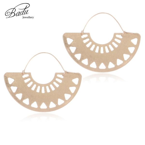 badu gold metal earrings for women punk style copper hoop geometric statement earrings fashion jewelry, Golden;silver
badu gold metal earrings for women punk style copper hoop geometric statement earrings fashion jewelry, Golden;silver