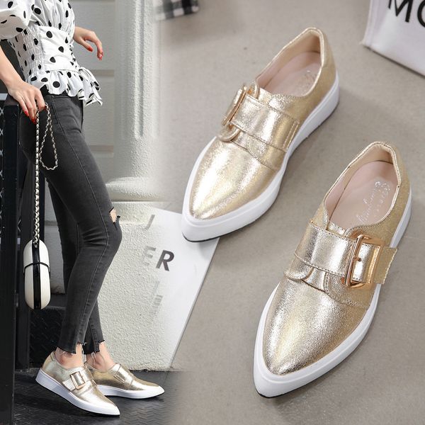 fashion pointed toe pumps women casual leather pump buckle slip on slides shallow wedges shoes black gold white zapatos de mujer
fashion pointed toe pumps women casual leather pump buckle slip on slides shallow wedges shoes black gold white zapatos de mujer