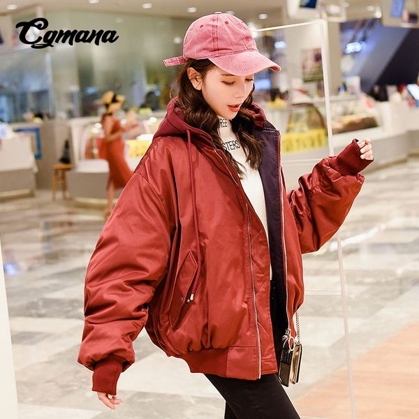 winter jacket women 2018 women's jacket cotton down female parka winter coat women two side wear coat, Black
winter jacket women 2018 women's jacket cotton down female parka winter coat women two side wear coat, Black