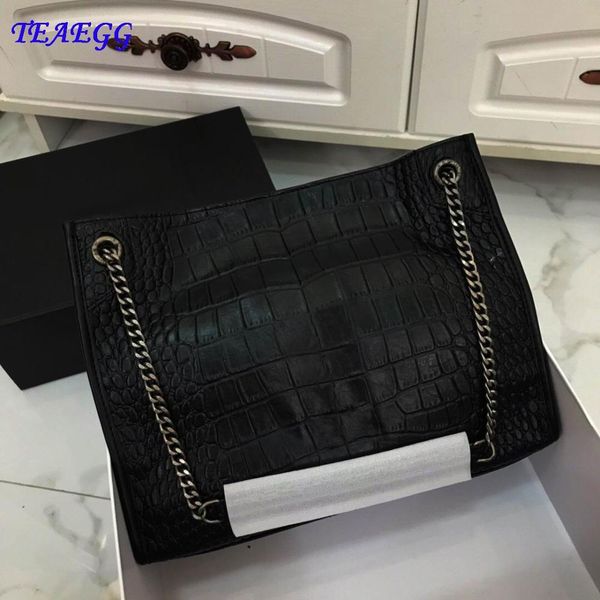 luxury genuine leather crocodile tote bag shopping bag shoulder handbag large capacity design for women
luxury genuine leather crocodile tote bag shopping bag shoulder handbag large capacity design for women