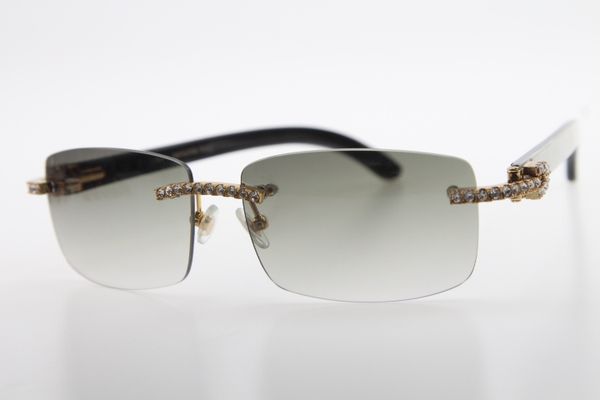 wholesale rimless glasses new 3524012 diamond rimless white inside black buffalo horn sunglasses men stone glasses with box, White;black
wholesale rimless glasses new 3524012 diamond rimless white inside black buffalo horn sunglasses men stone glasses with box, White;black