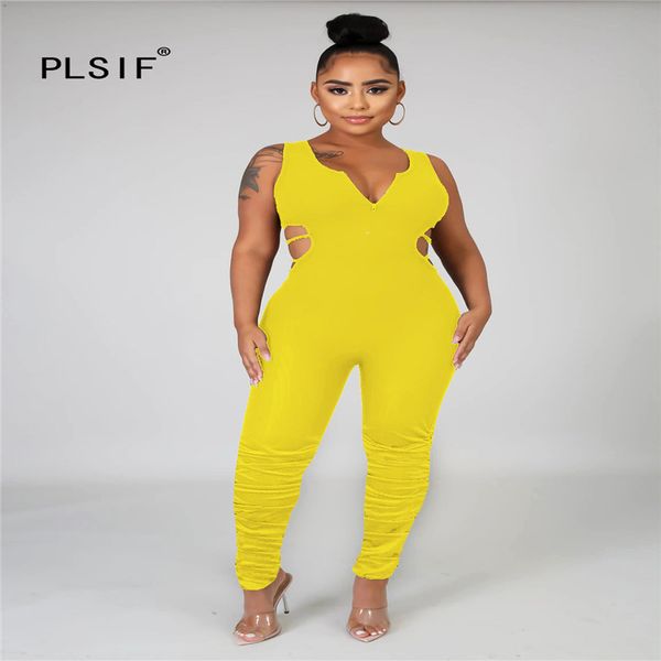 2020 style hollow out design lady jumpsuits summer v-neck vest catsuits fashion pleated tight pants jumpsuits, Black;white
2020 style hollow out design lady jumpsuits summer v-neck vest catsuits fashion pleated tight pants jumpsuits, Black;white