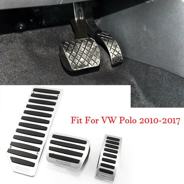 car alloy accelerator gas brake footrest pedal plate pad cover fit for vw polo 10-17
car alloy accelerator gas brake footrest pedal plate pad cover fit for vw polo 10-17