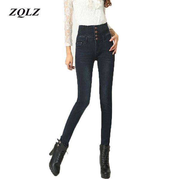zqlz plus size xs-8xl 100kg high waist jeans woman 2018 casual skinny denim pencil pants women elastic washed ruched trousers, Blue
zqlz plus size xs-8xl 100kg high waist jeans woman 2018 casual skinny denim pencil pants women elastic washed ruched trousers, Blue