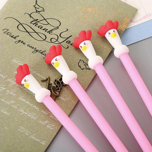 3pcs cute red head cock gel pen diy office stationery and school supplies smooth writing black ink pen 0.5mm
3pcs cute red head cock gel pen diy office stationery and school supplies smooth writing black ink pen 0.5mm