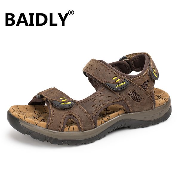 new summer men sandals genuine leather sandals business casual shoes men outdoor beach roman water shoes, Black
new summer men sandals genuine leather sandals business casual shoes men outdoor beach roman water shoes, Black