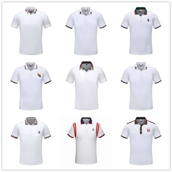 20ss italy polo shirt luxury summer polos short sleeve polo fashion causal men polo designer male turn-down collar classic, White
20ss italy polo shirt luxury summer polos short sleeve polo fashion causal men polo designer male turn-down collar classic, White