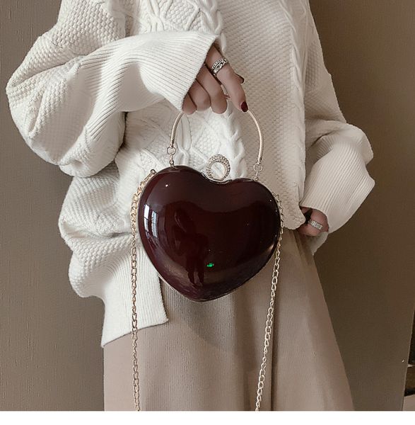 patent leather heart shape fashion shoulder bag handbag totes bag for women crossbody messenger bolsa flap evening #35
patent leather heart shape fashion shoulder bag handbag totes bag for women crossbody messenger bolsa flap evening #35