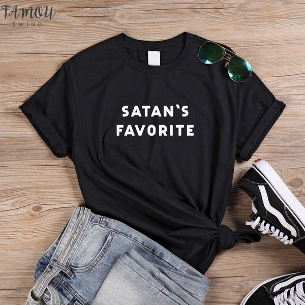 t shirt women satans favorite aesthetic tumblr slogan fashion 90s young style summer short sleeve t shirt women q 857, White
t shirt women satans favorite aesthetic tumblr slogan fashion 90s young style summer short sleeve t shirt women q 857, White