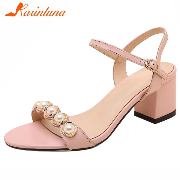 karinluna new arrivals 2020 thick heels summer sandals women shoes buckle strap string bead concise casual shoes woman sandals t200327, Black
karinluna new arrivals 2020 thick heels summer sandals women shoes buckle strap string bead concise casual shoes woman sandals t200327, Black