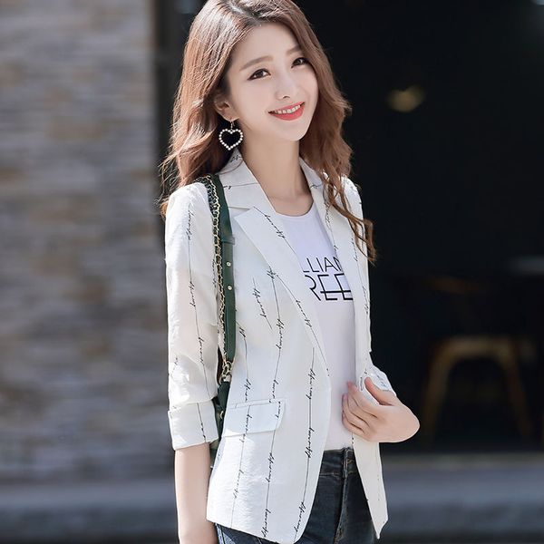 spring autumn stripped women's blazers and jackets slim short coat women's clothing fashion female suit jacket, White;black
spring autumn stripped women's blazers and jackets slim short coat women's clothing fashion female suit jacket, White;black