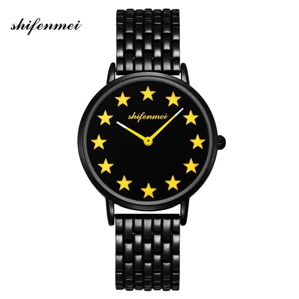 shifenmei women watches fashion female quartz wrist watch ladies stainless steel luminous waterproof clock, Slivery;brown
shifenmei women watches fashion female quartz wrist watch ladies stainless steel luminous waterproof clock, Slivery;brown